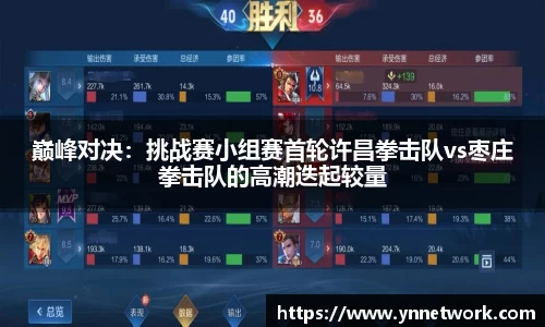 巅峰对决：挑战赛小组赛首轮许昌拳击队vs枣庄拳击队的高潮迭起较量